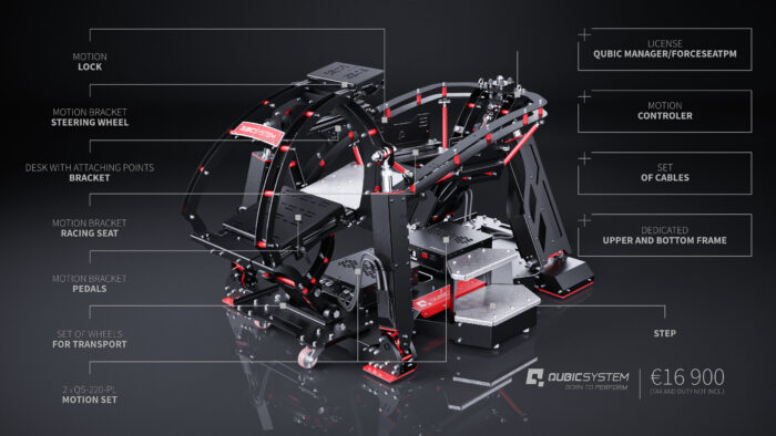 Plataforma de movimiento simulador automovilismo QS-V20 - Imagen 2