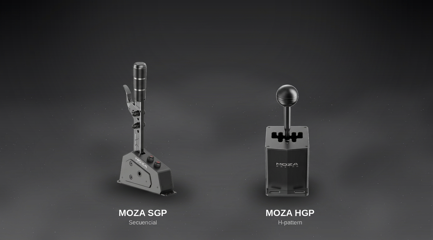 image MOZA HGP SGP caja de cambios simulador de carreras